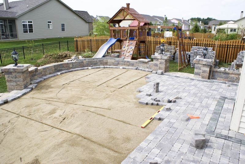 Backyard Concrete Paving