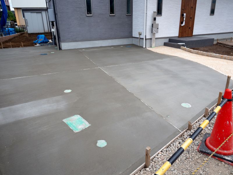 Garage Pad Pouring