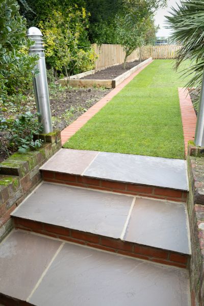 Backyard Steps Installation in Fort Worth