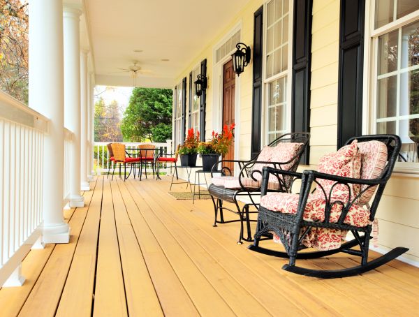 Front Porch Renovation in Fort Worth