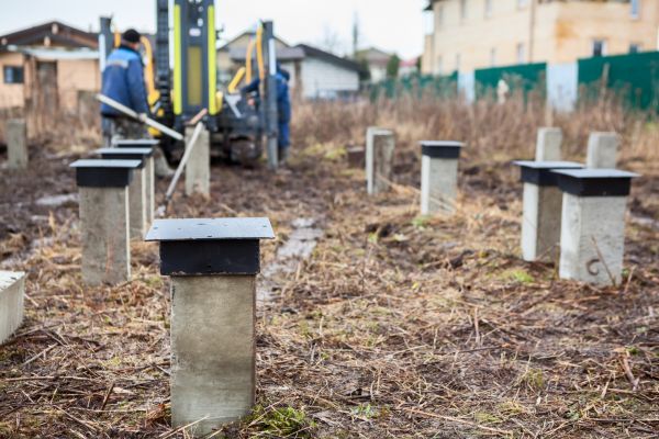 Concrete Piling Installation in Fort Worth